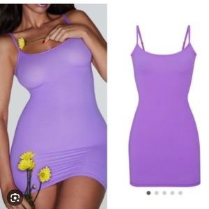 Skims fits every body mini dress in violet NWT